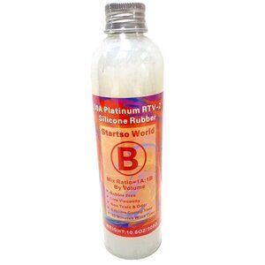 Startso World Bubble Free, Low Viscosity 30A Platinum RTV -2 Silicone Rubber New
